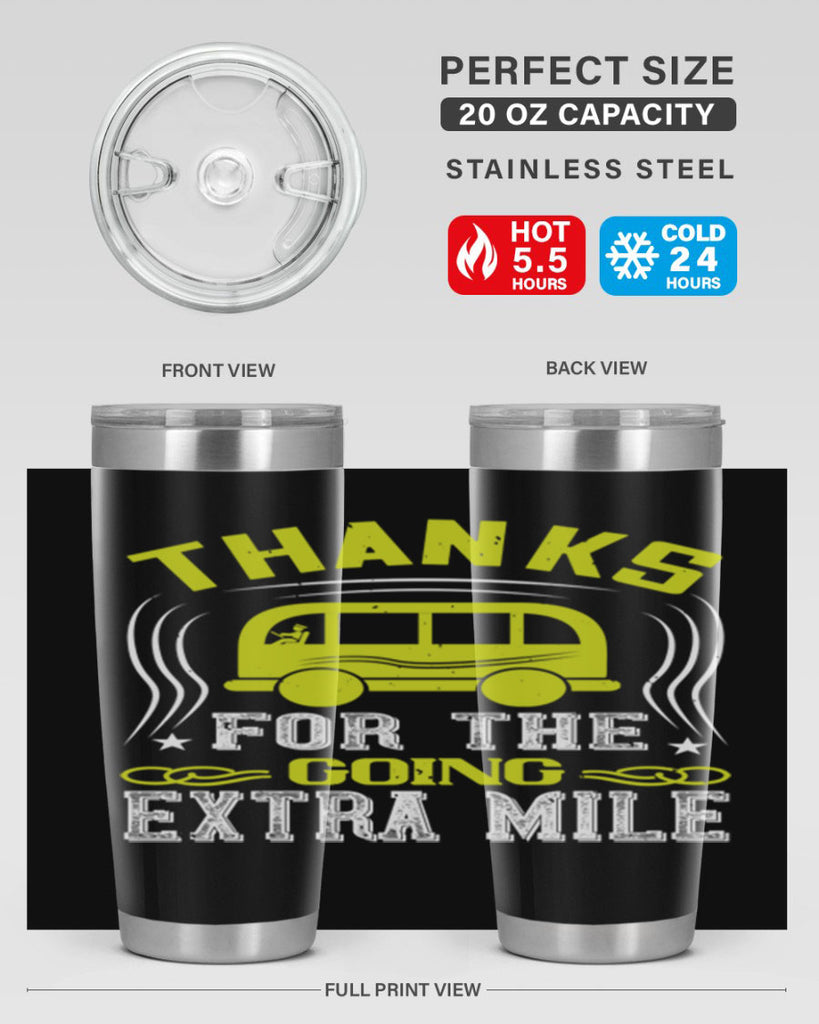 thanks for the going extra mile Style 14#- bus driver- tumbler