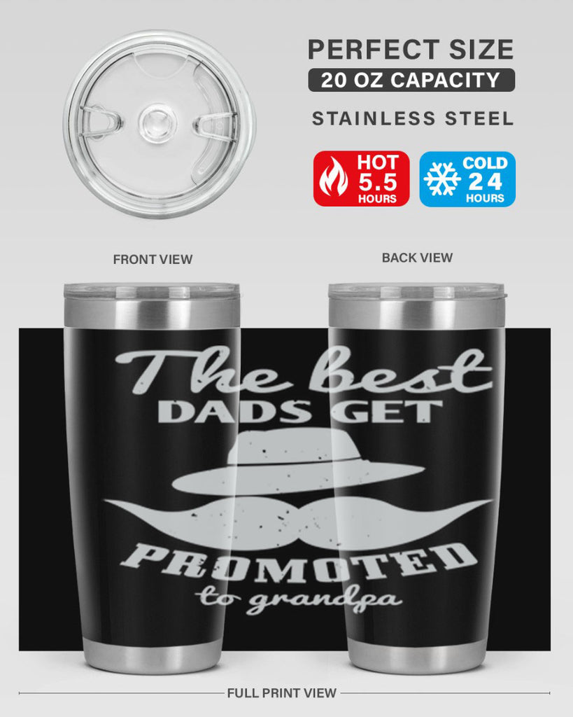 the best dads get promoted 164#- fathers day- Tumbler