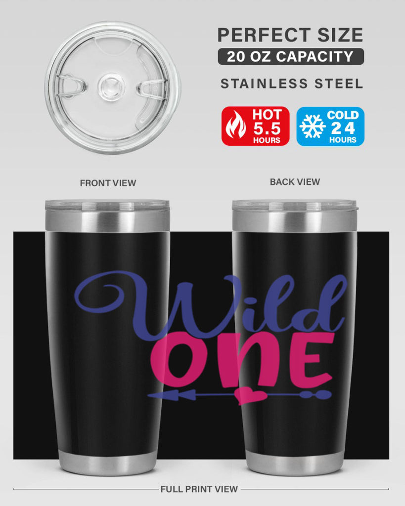 wild one 356#- mom- Tumbler