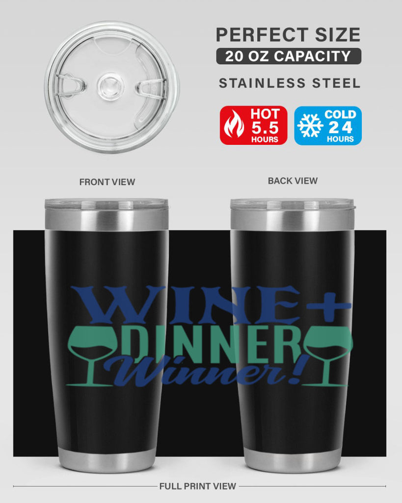 wine dinner winner 145#- wine- Tumbler