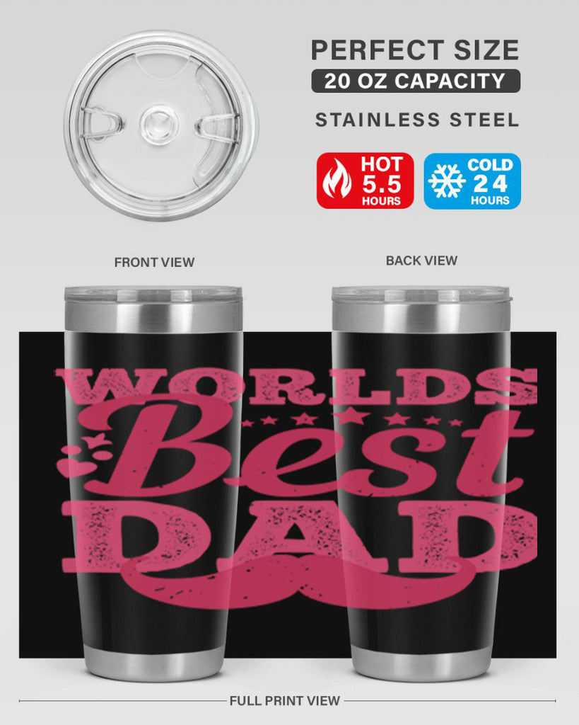 worlds best dad 142#- fathers day- Tumbler