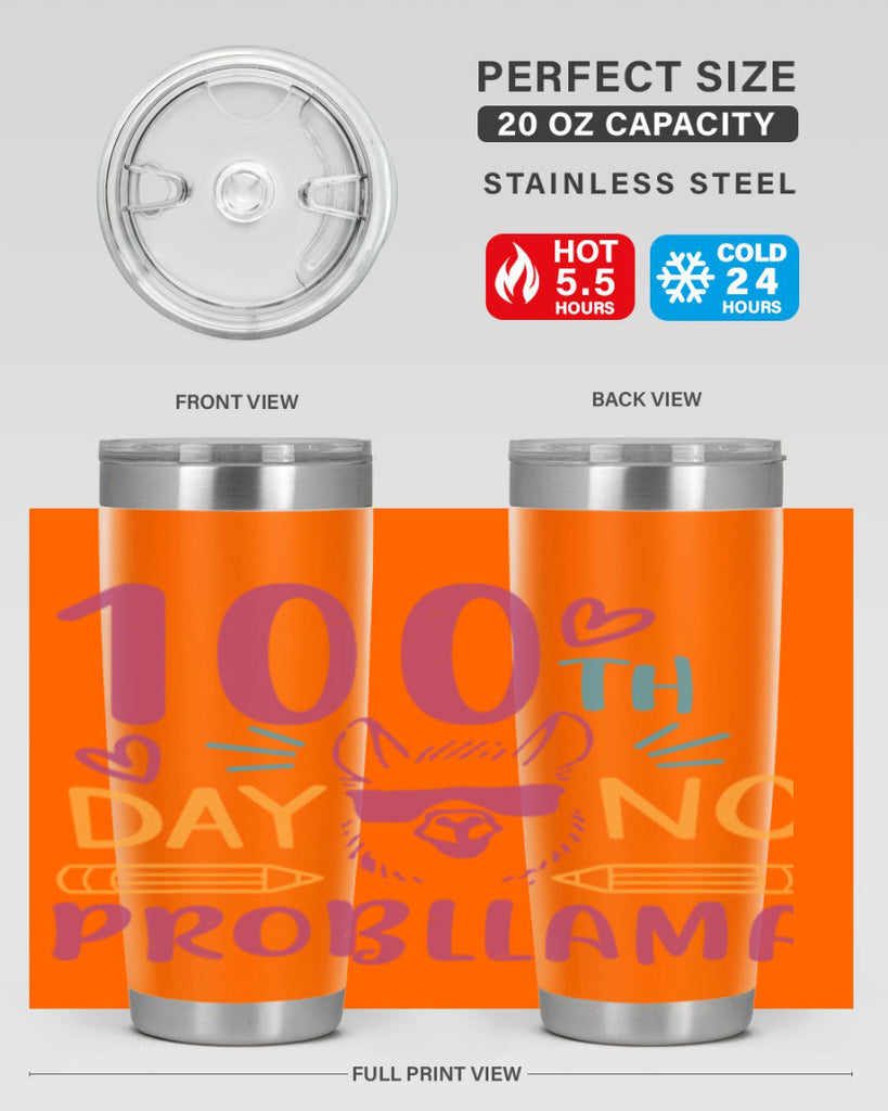 100th day no probllama 37#- 100 days of school- Tumbler