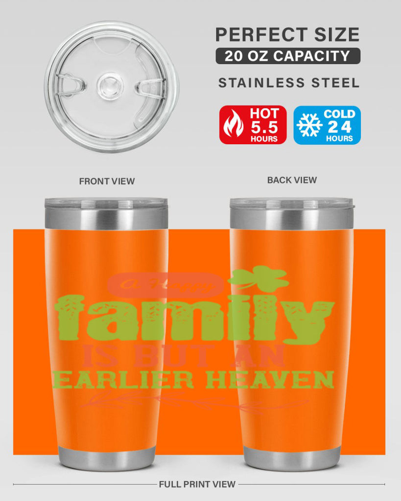 A happy family is but an earlier heaven Style 54#- baby- Tumbler