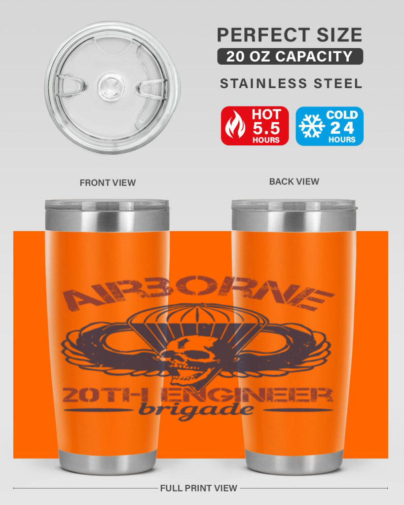 AIRBORNE TH ENGINEER BRIGADE Style 72#- engineer- tumbler