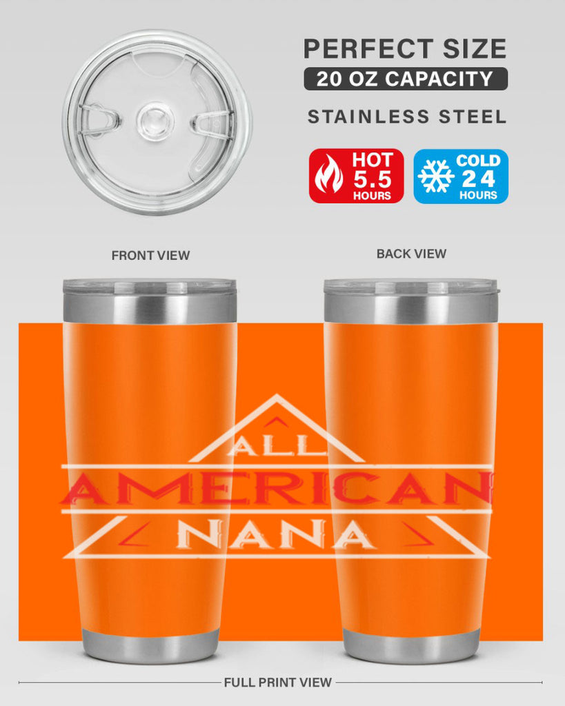 ALL american nana 37#- grandma - nana- Tumbler