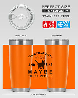 All I Care About is Style 26#- cat- Tumbler