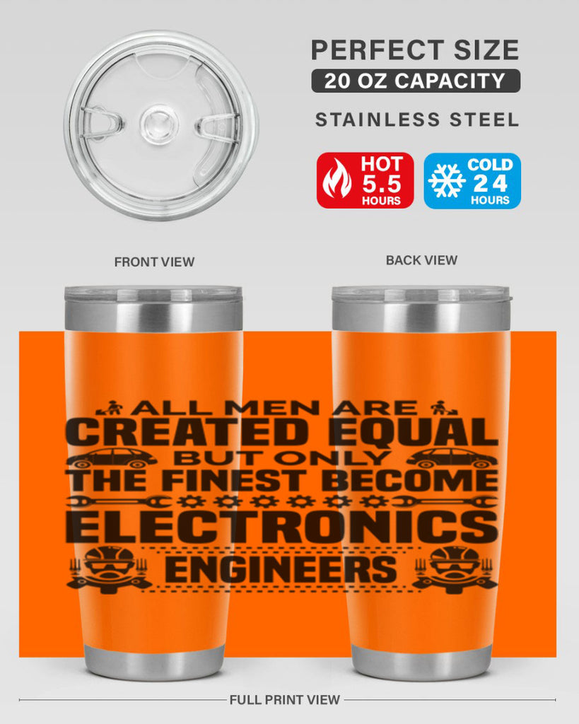 All men are created Style 21#- engineer- tumbler