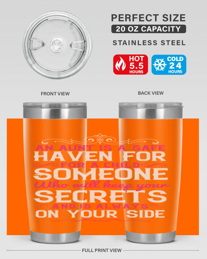 An aunt is a safe haven for a child Someone who will keep your secrets Style 4#- aunt- Tumbler