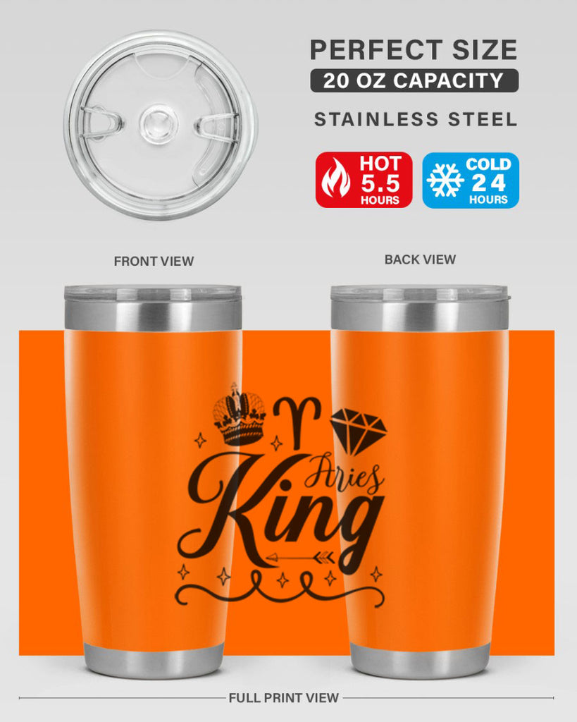 Aries king 111#- zodiac- Tumbler