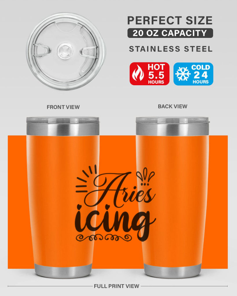 Ariesicing 105#- zodiac- Tumbler