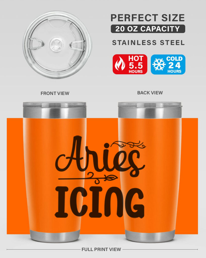 Ariesicing 106#- zodiac- Tumbler