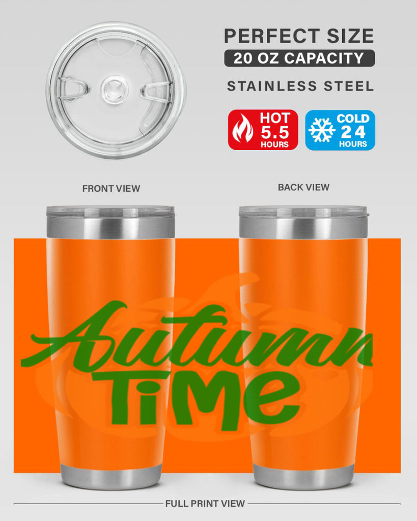 Autumn Time 34#- fall- Tumbler