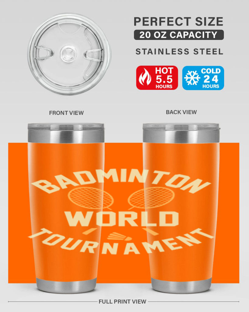 Badminton 1449#- badminton- Tumbler