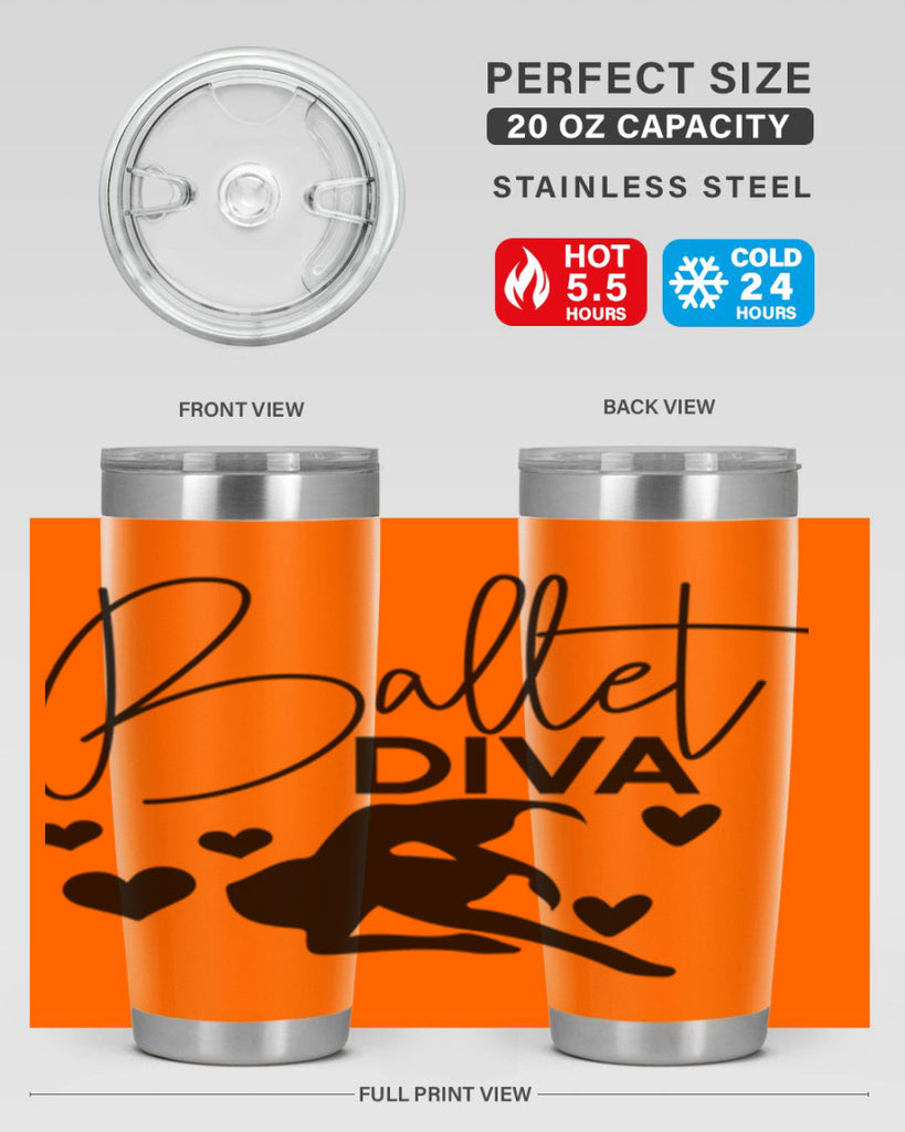 Ballet Diva 5#- ballet- Tumbler