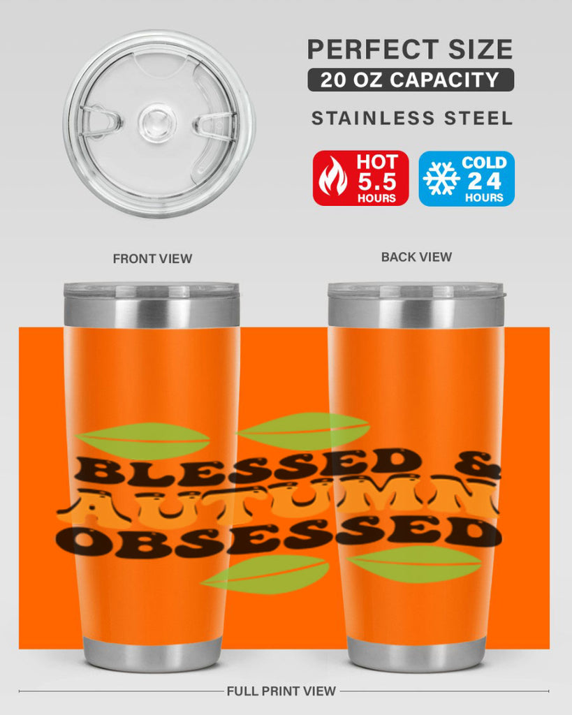 Blessed Autumn Obsessed 48#- fall- Tumbler
