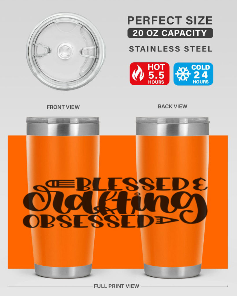 Blessed Crafting Obsessed 47#- crafting- Tumbler