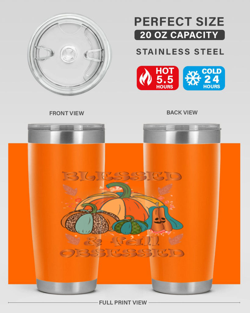 Blessed Fall Obsessed 49#- fall- Tumbler