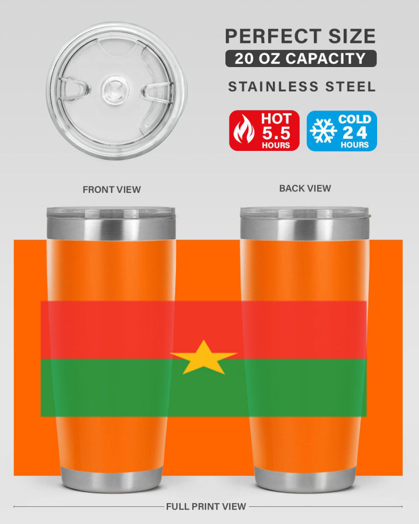 Burkina Faso 171#- world flags- Tumbler