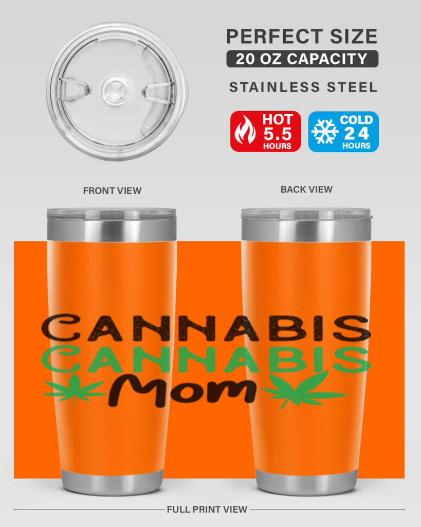 Cannabis Mom 48#- marijuana- Tumbler