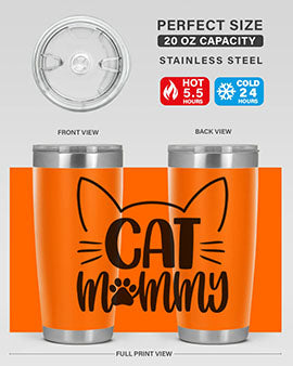 Cat Mommy Style 88#- cat- Tumbler