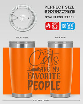 Cats Are My Favorite People Style 7#- cat- Tumbler