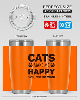 Cats Make Me Style 40#- cat- Tumbler
