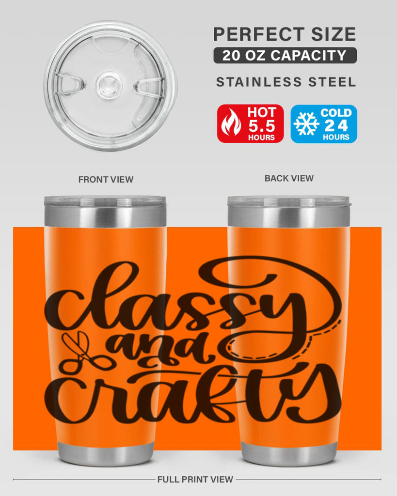 Classy And Crafty 43#- crafting- Tumbler