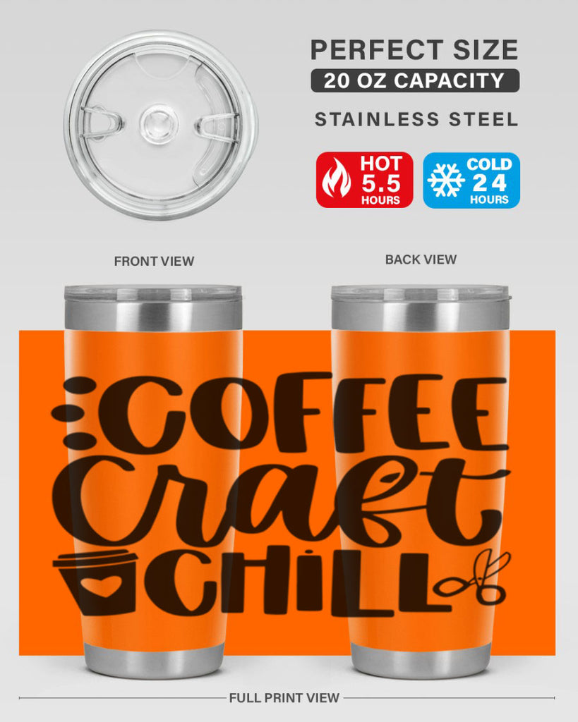 Coffee Craft Chill 42#- crafting- Tumbler