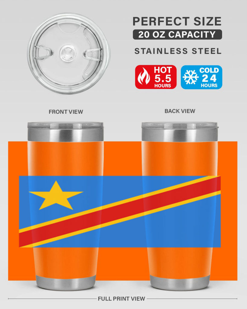 Congo Democratic Republic of the 159#- world flags- Tumbler