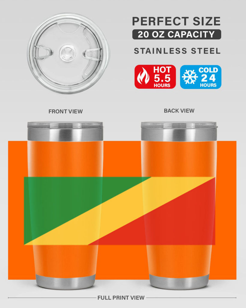 Congo Republic of the 158#- world flags- Tumbler