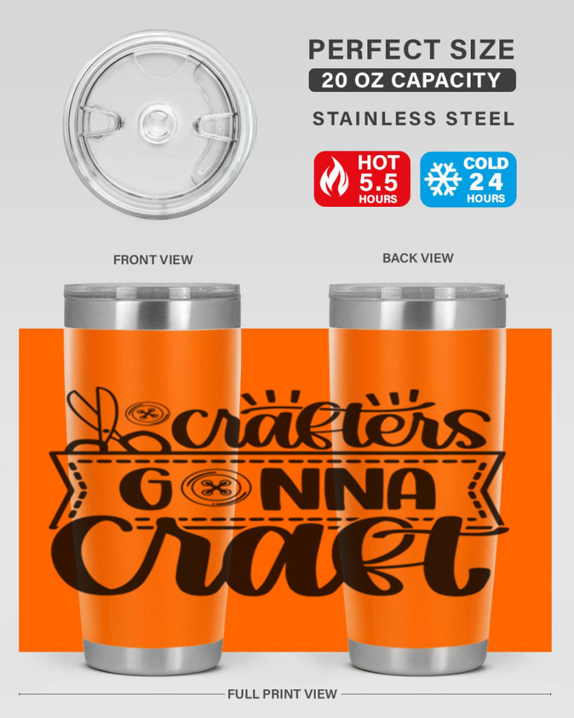 Crafters Gonna Craft 36#- crafting- Tumbler