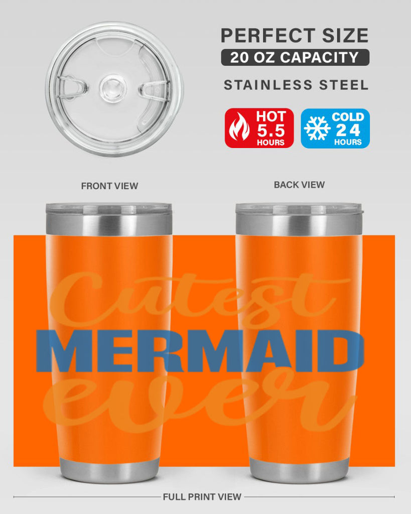Cutest Mermaid Ever 94#- mermaid- Tumbler
