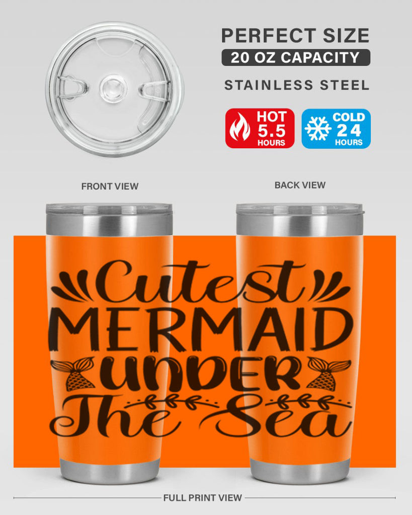 Cutest Mermaid Under The Sea 108#- mermaid- Tumbler