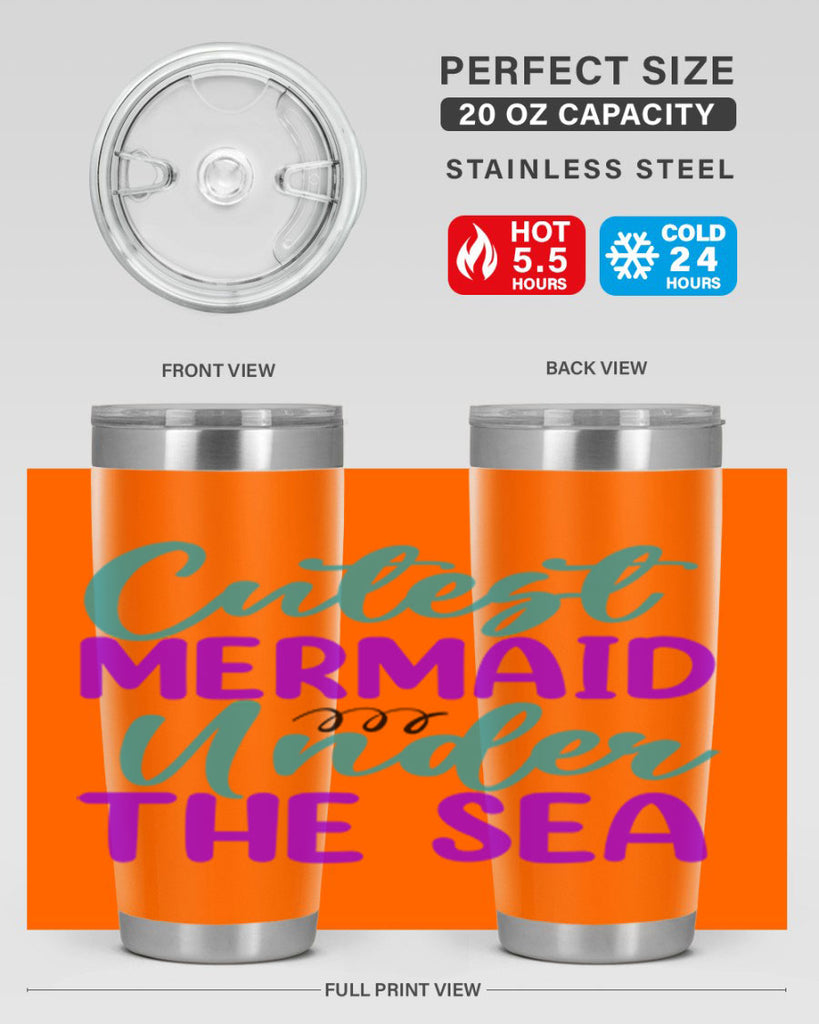 Cutest Mermaid Under The Sea 89#- mermaid- Tumbler