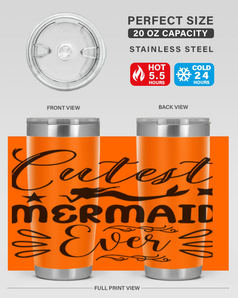 Cutest mermaid ever 101#- mermaid- Tumbler