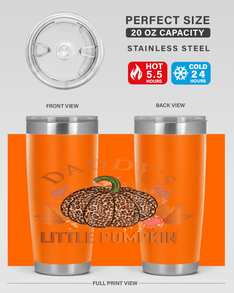 Daddys Little Pumpkin 67#- fall- Tumbler