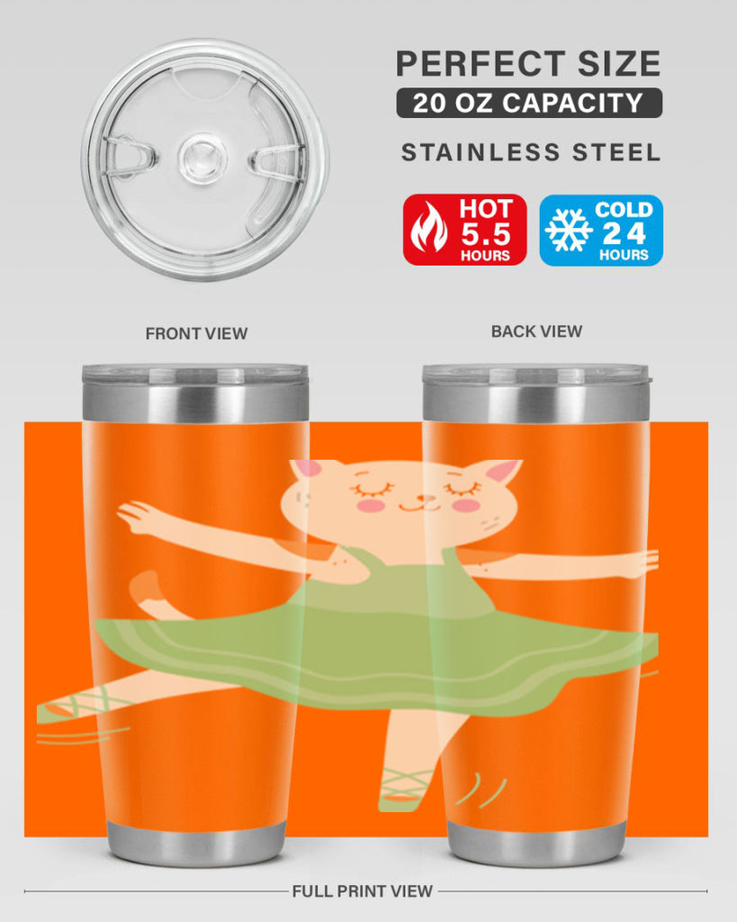 Dancing Cat Ballerina for Ballet Ballet 33#- ballet- Tumbler