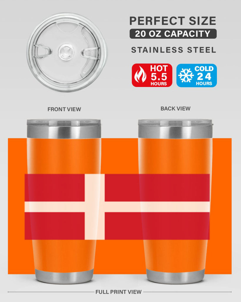 Denmark 151#- world flags- Tumbler