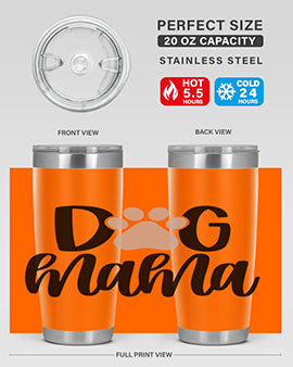 Dog Mama Style 28#- dog- Tumbler