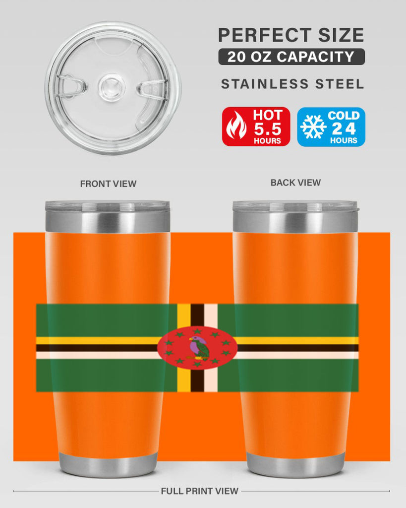 Dominica 149#- world flags- Tumbler