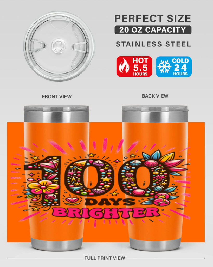 Easy 100 Days of School 50#- 100 days of school- Tumbler