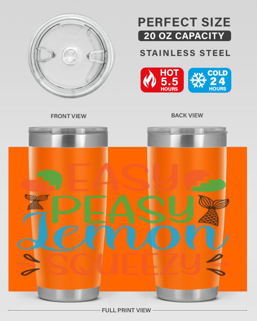 Easy Peasy Lemon Squeezy 158#- mermaid- Tumbler