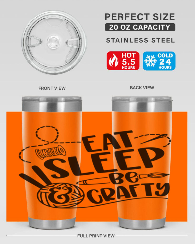 Eat Slepp Be Crafty 28#- crafting- Tumbler