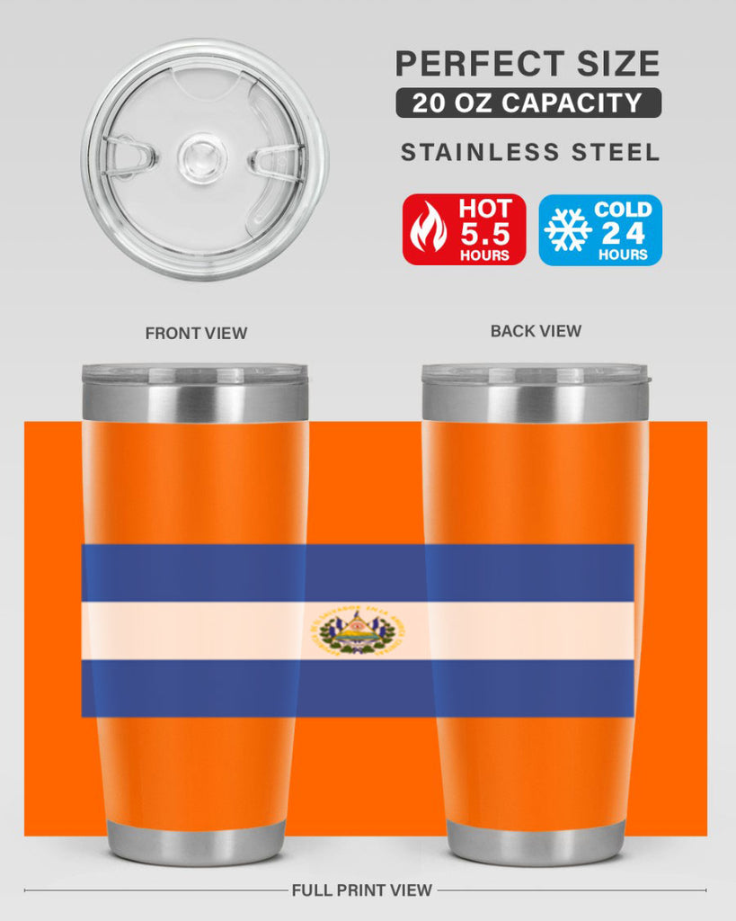 El Salvador 145#- world flags- Tumbler