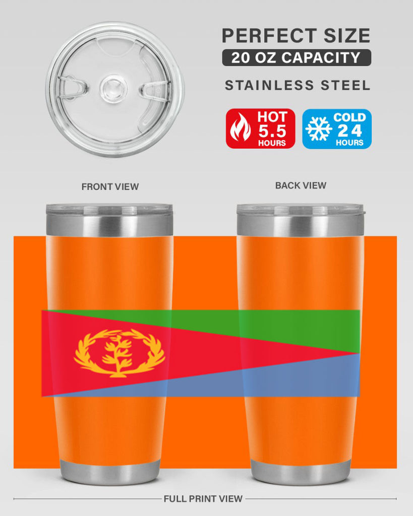 Eritrea 143#- world flags- Tumbler