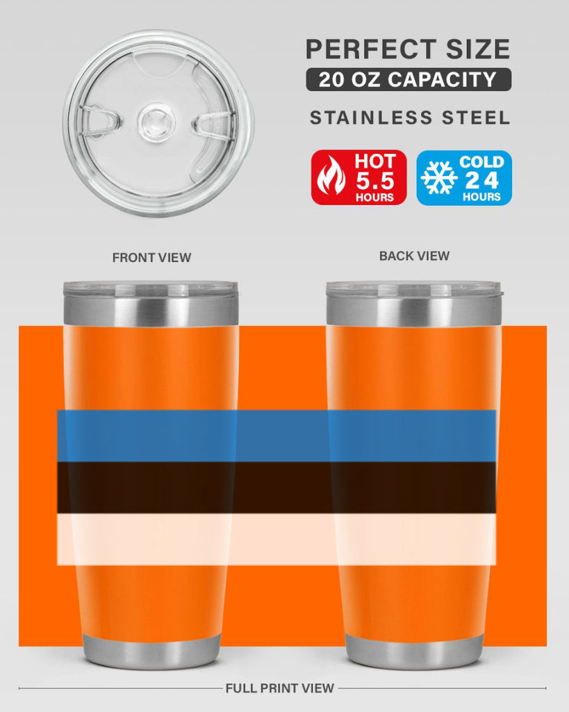 Estonia 142#- world flags- Tumbler