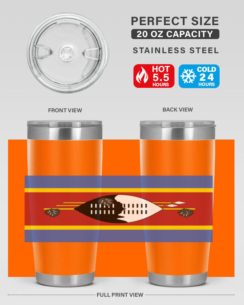 Eswatini 141#- world flags- Tumbler