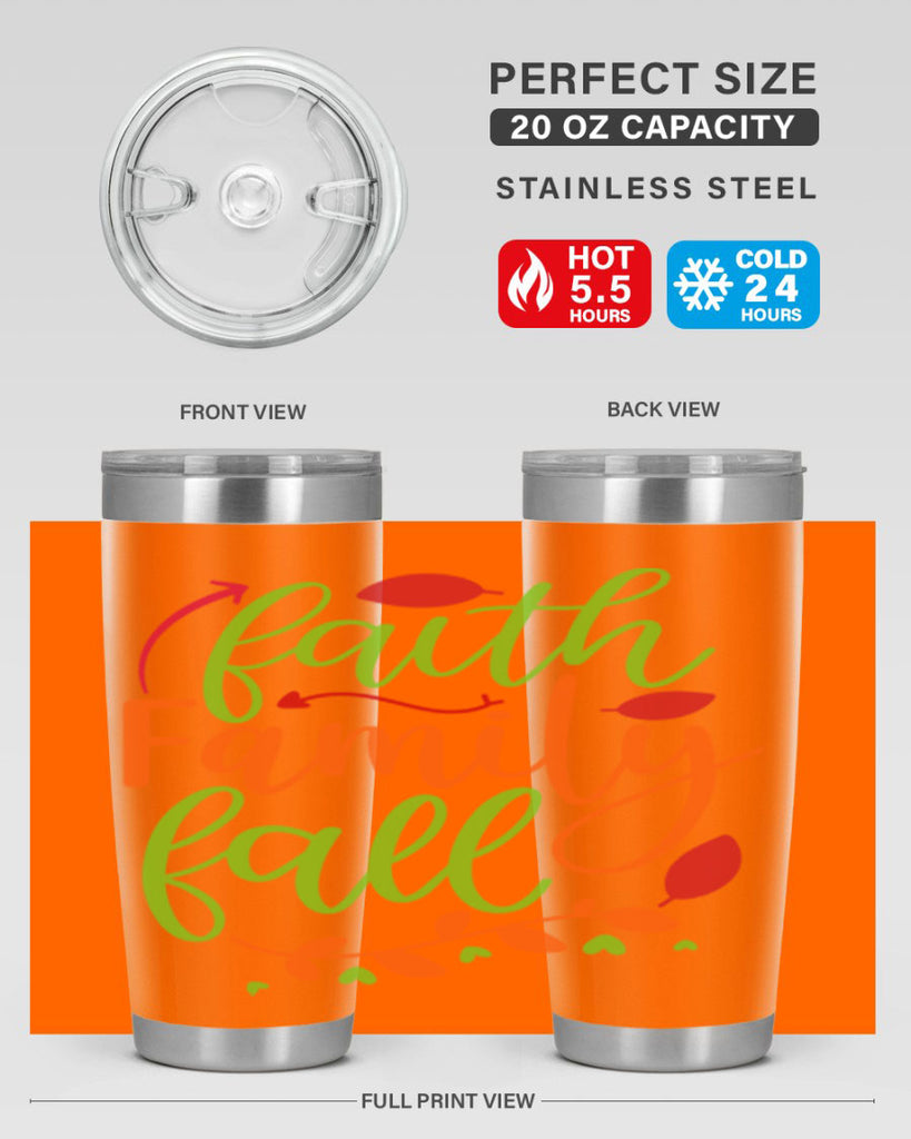 Faith Family Fall 82#- fall- Tumbler