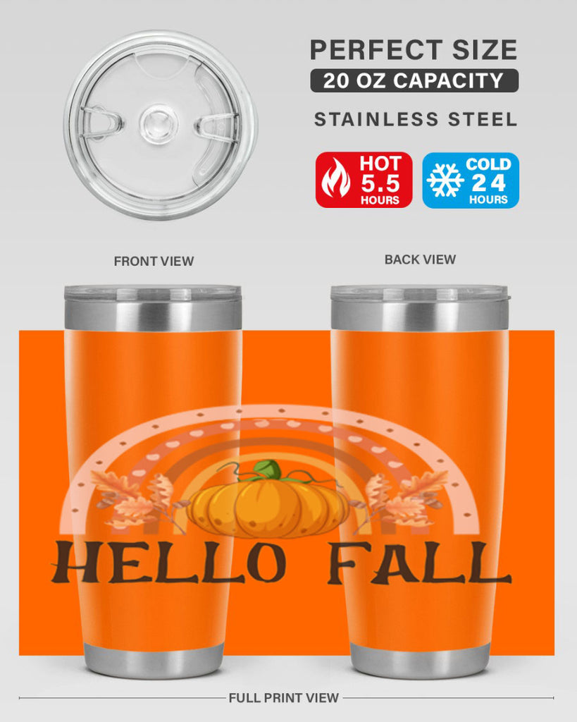 Fall Boho Rainbow 91#- fall- Tumbler