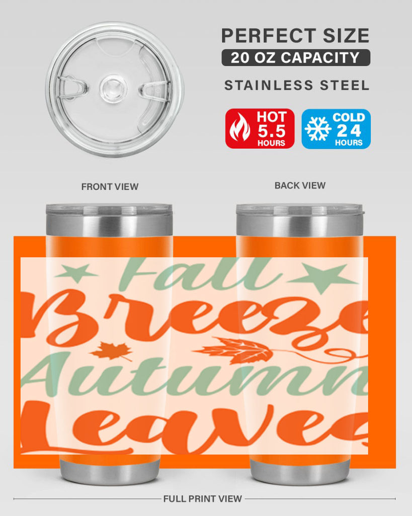 FallBreezeAutumnLeaves 147#- fall- Tumbler